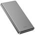 WiWU Wi-P013 Slim Series Ultra Slim Portable Power Bank 10000mAh 22.5W With LED Light Indicator - Gray